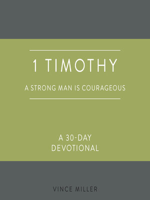 cover image of 1 Timothy